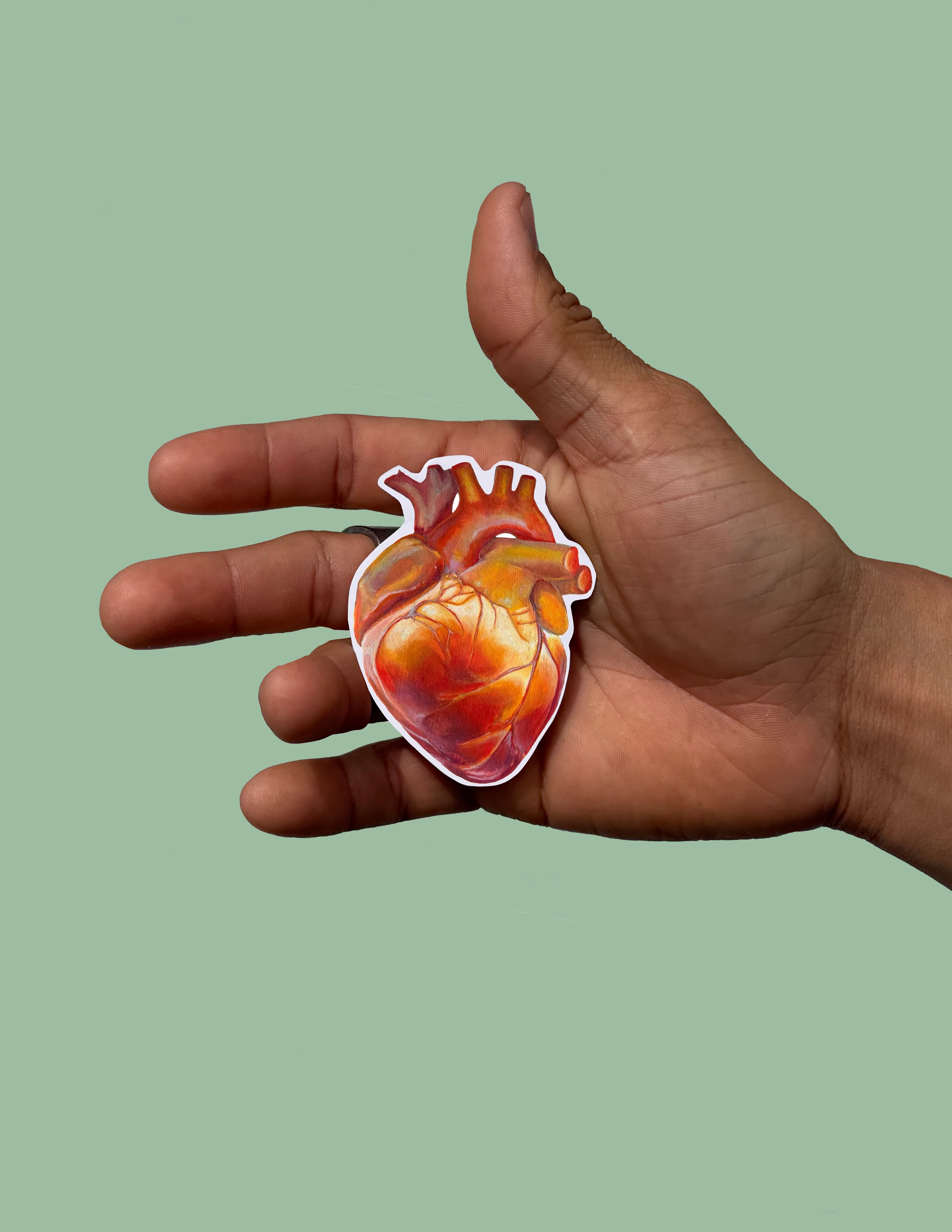 Small Sticker Glowing Heart