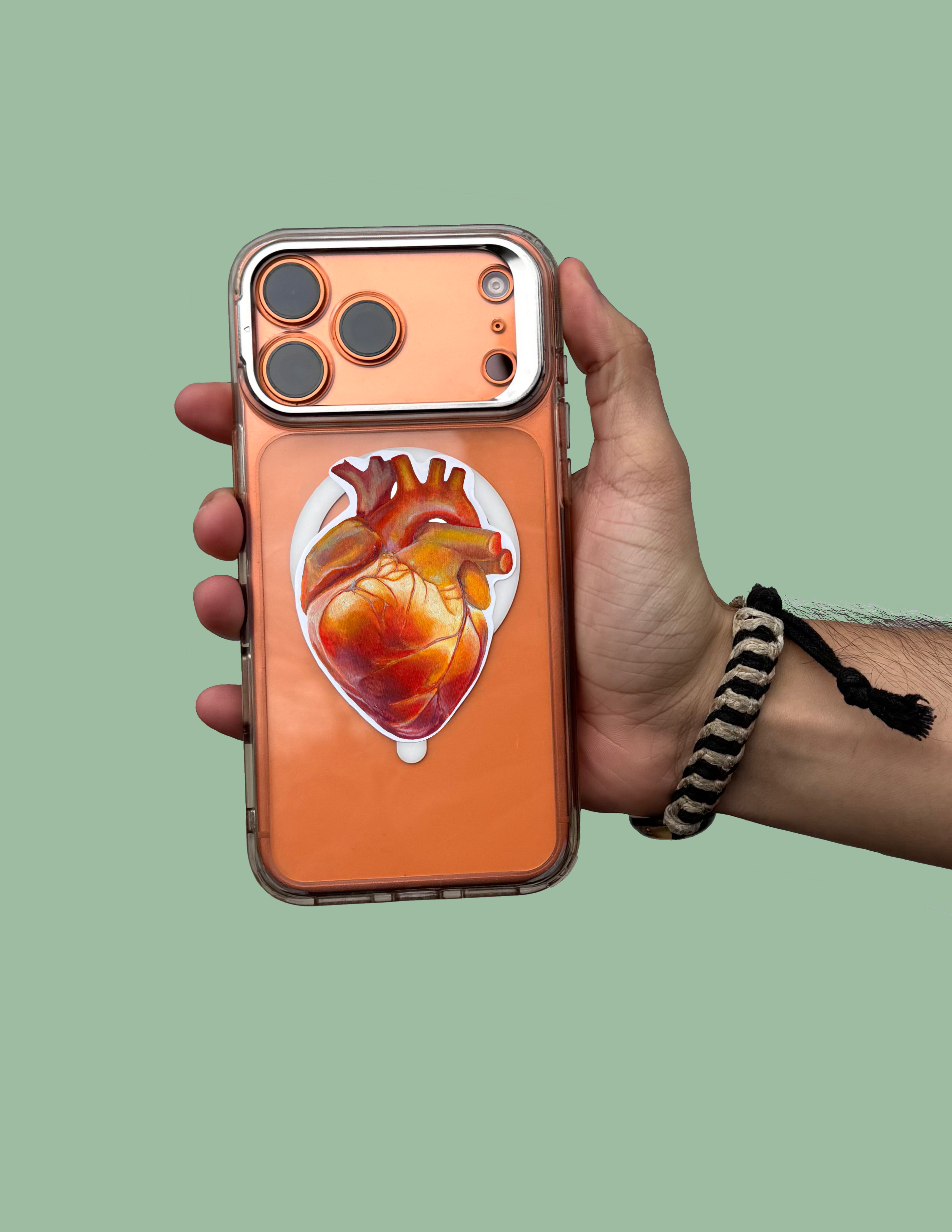 Small Sticker Glowing Heart