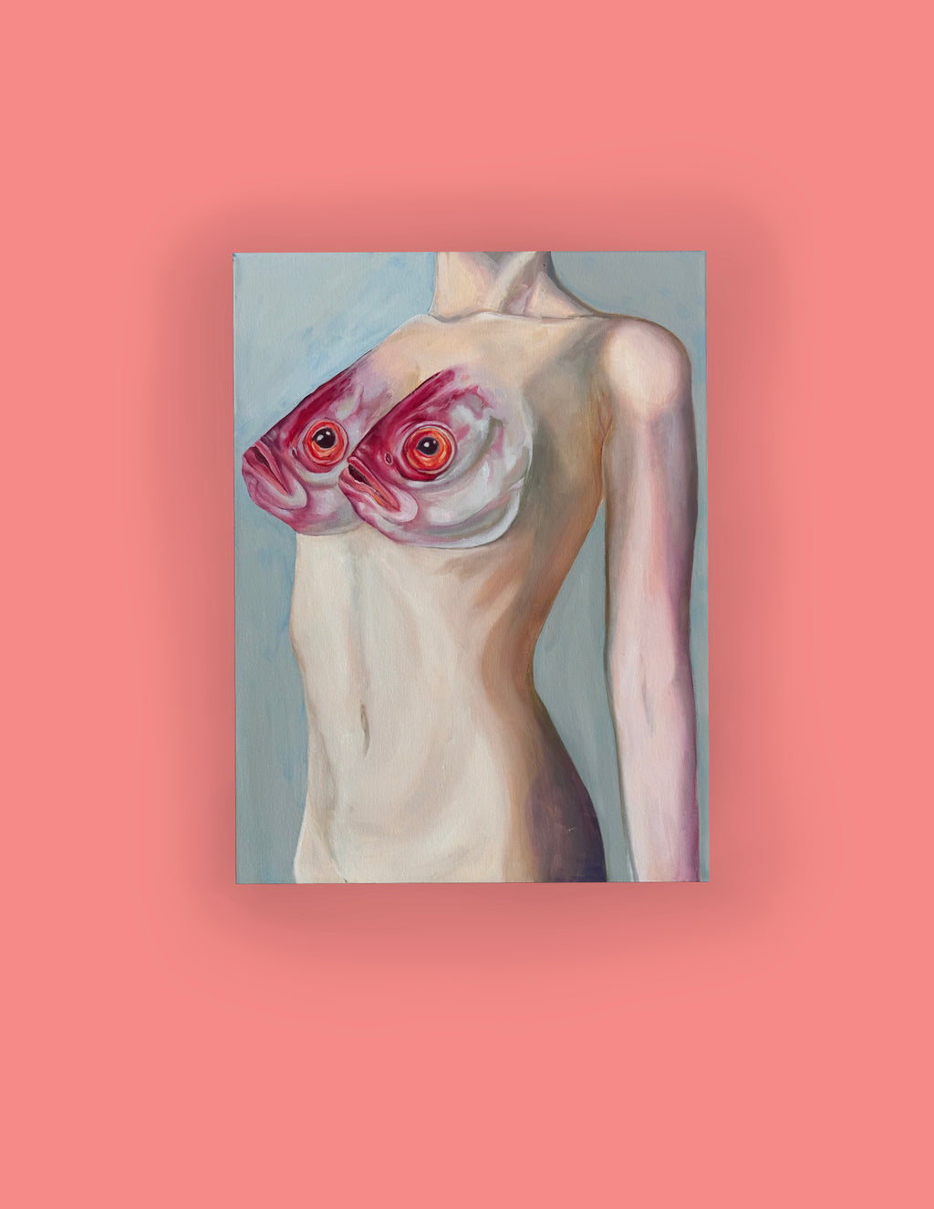 Large Fish Tits Sticker