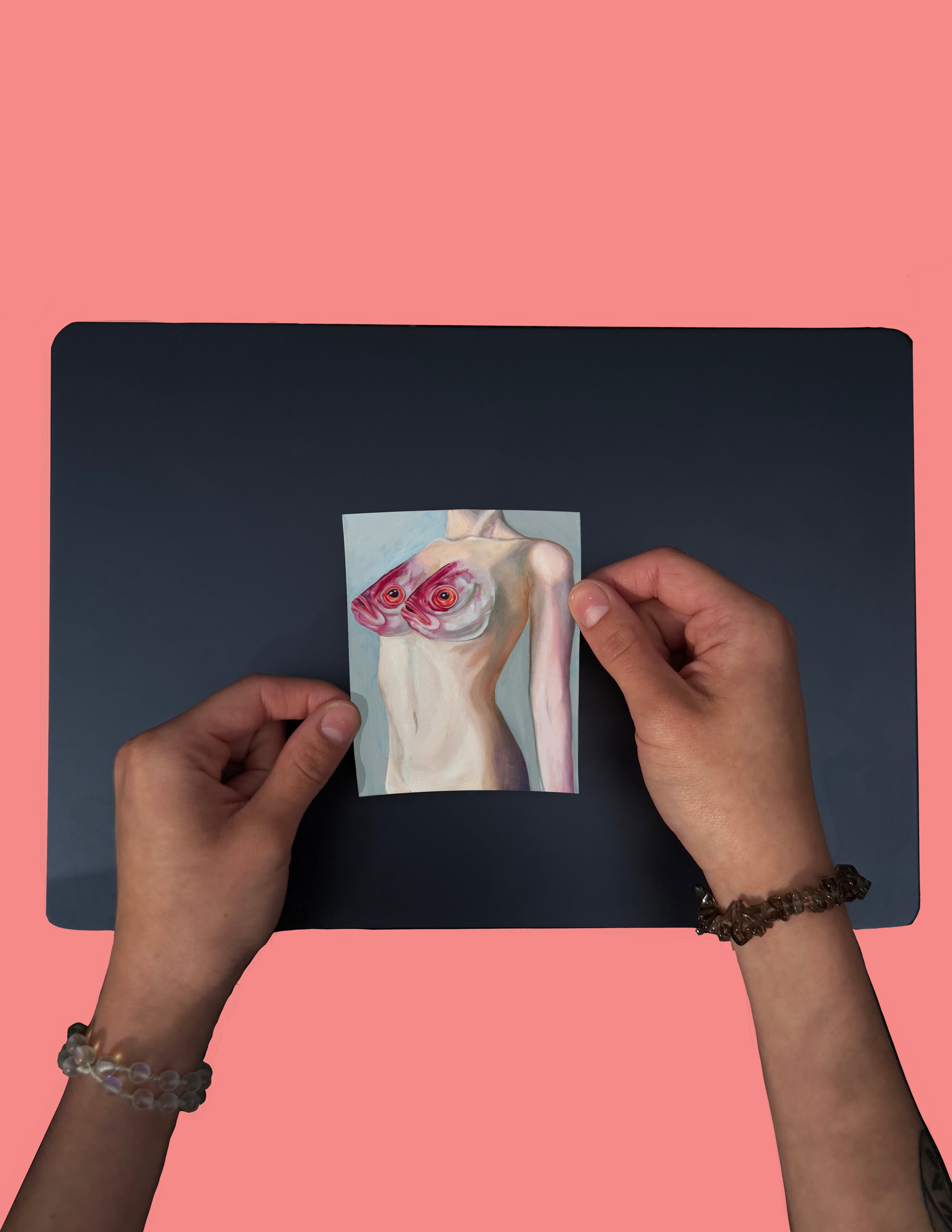 Large Fish Tits Sticker