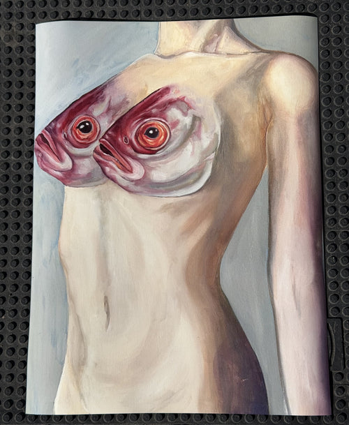 18x24 inch Fish Tits Poster