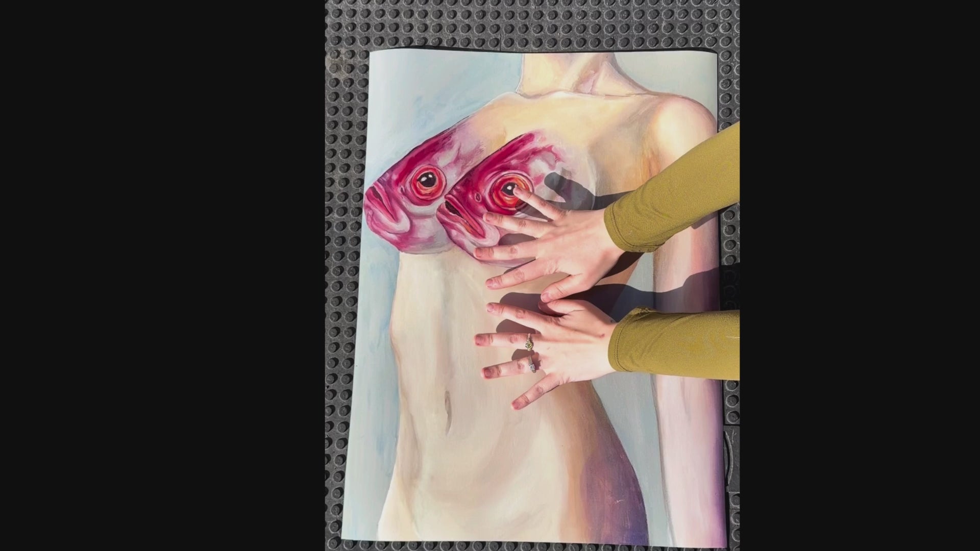 18x24 inch Fish Tits Poster